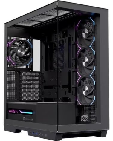 EINAREX Caja ordenador gaming z1k rgb atx cristal templado negra