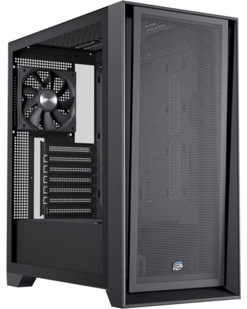 EINAREX Caja atx semitorre p600 core negra excs - pl - 600c - b