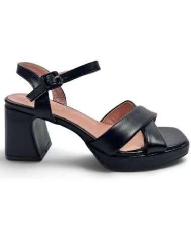 DANA SANDALIA TACÓN VESTIR MUJER 133485 NEGRO