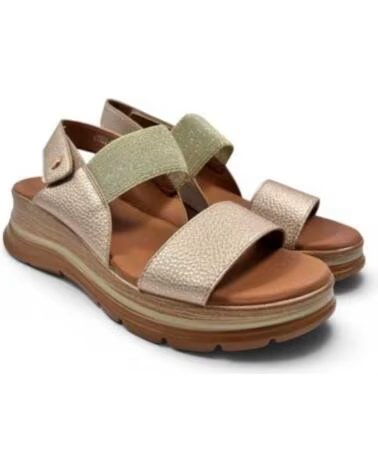 TIMBOS SANDALE COMPENSÉE CONFORTABLE FEMME CHAMPAGNE 133296