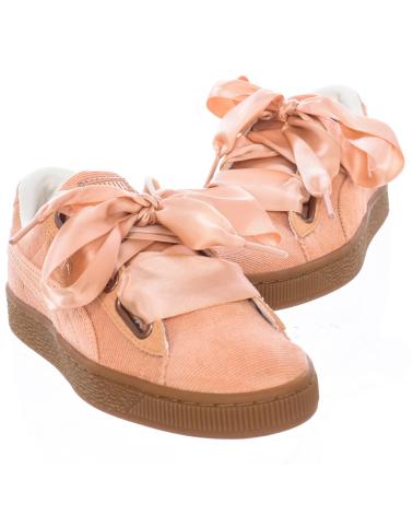 Sportivo per Donna e Bambina PUMA ZAPATILLA DEPORTIVA BASKET HEART CORDUROV ROSA
