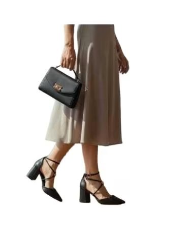 ETAREO SHOES DAMEN ELEGANT PARTY ABSATZSCHUHE 133521 NEGRO