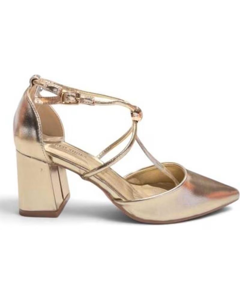 ETEREO SHOES DAMEN ELEGANT- UND PARTY-PUMPS 133522 GOLD ORO