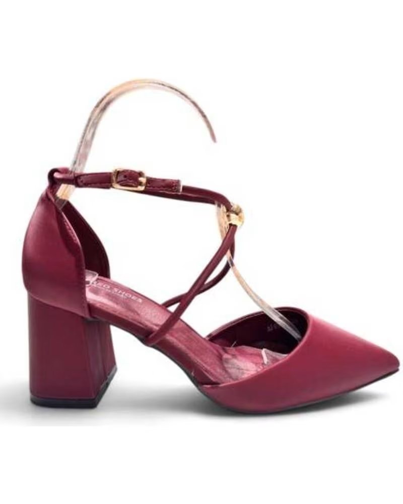 ETAREO SHOES DAMEN PARTY ABSATZSCHUHE WEINROT 133520 VINO