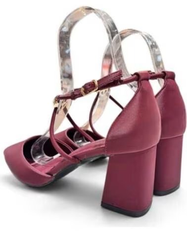 ETAREO SHOES DAMEN PARTY ABSATZSCHUHE WEINROT 133520 VINO