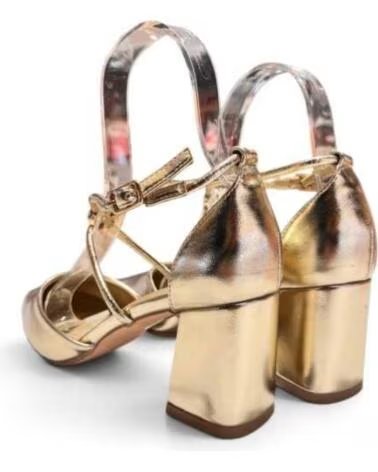 ETEREO SHOES DAMEN ELEGANT- UND PARTY-PUMPS 133522 GOLD ORO