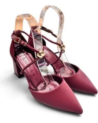 ETAREO SHOES DAMEN PARTY ABSATZSCHUHE WEINROT 133520 VINO