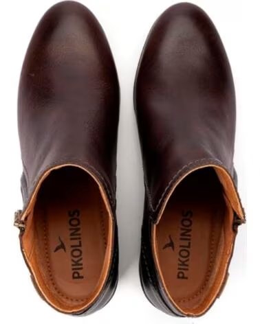 PIKOLINOS BOTINES DE TACÓN W6W-8648 MARRóN