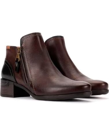 PIKOLINOS BOTINES DE TACÓN W6W-8648 MARRóN