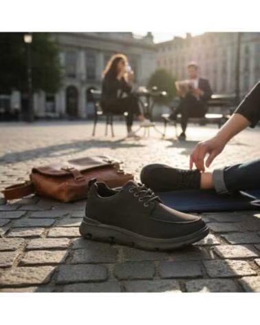 MANFLEX SAPATOS FORMAIS E CASUAIS MASCULINOS 133610 NEGRO