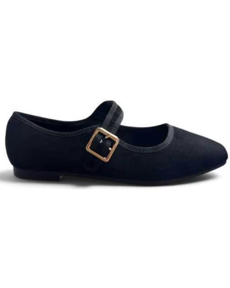 NIKO AMORE FLACHE DAMEN BALLERINA SCHWARZ 133651 NEGRO