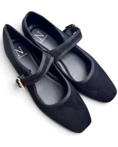 NIKO AMORE FLACHE DAMEN BALLERINA SCHWARZ 133651 NEGRO