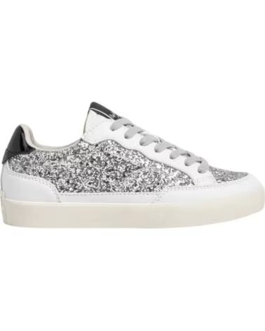 PEPE JEANS BASKETS MODE FILLE ARGENT PLATA
