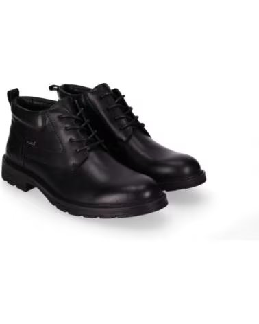 CHIKA10 COMUNAL 05 STIVALETTI IN PELLE DA UOMO NEGRO-BLACK