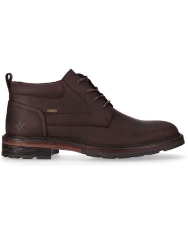 CHIKA10 COMUNAL 05 STIVALETTI IN PELLE DA UOMO MARRONE MARRON-BROWN
