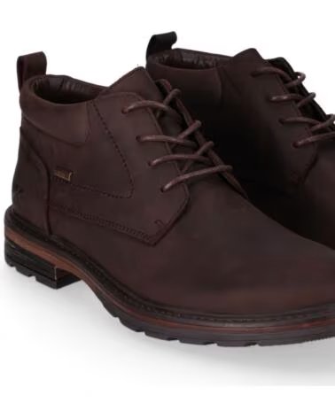 CHIKA10 COMUNAL 05 STIVALETTI IN PELLE DA UOMO MARRONE MARRON-BROWN