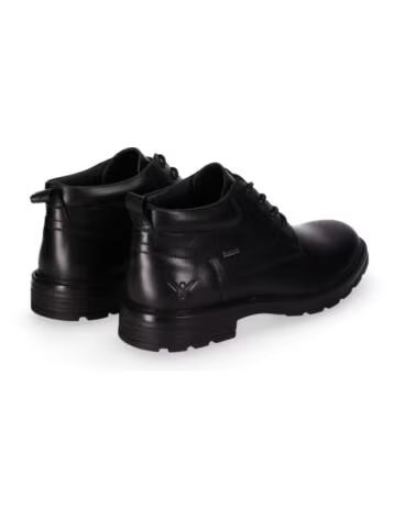 CHIKA10 COMUNAL 05 STIVALETTI IN PELLE DA UOMO NEGRO-BLACK