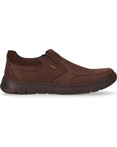 CHIKA10 PICUAL 03 ZAPATOS DE PIEL DE HOMBRE MARRON-BROWN