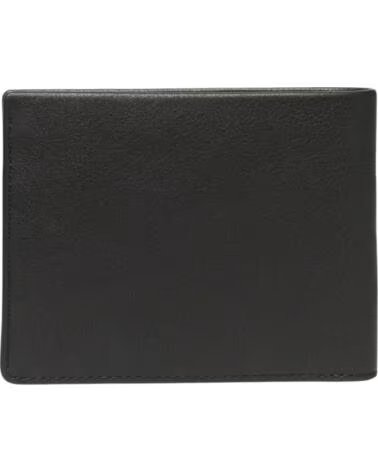 SUPERDRY CARTEIRA EM PELE PRETA NEGRO