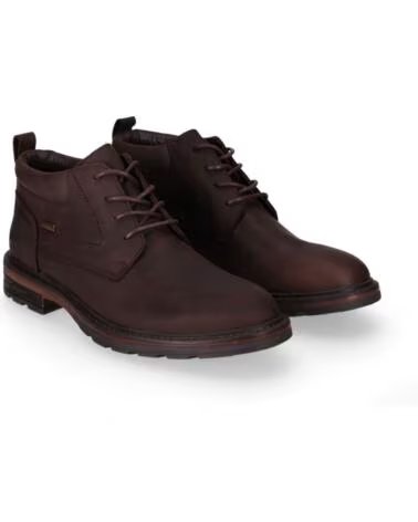 CHIKA10 COMUNAL 05 STIVALETTI IN PELLE DA UOMO MARRONE MARRON-BROWN