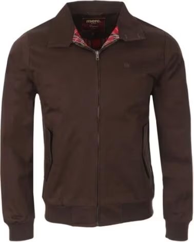 MERC GIACCA HARRINGTON CIOCCOLATO
