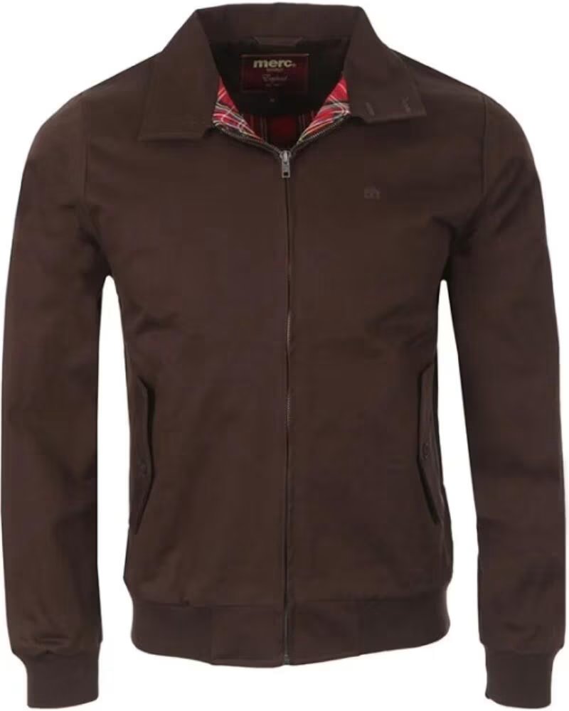 MERC GIACCA HARRINGTON CIOCCOLATO