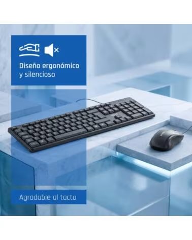 IGGUAL Kit teclado y raton COM-CK-STANDARD negro