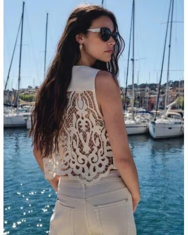 MORGAN CHALECO MUJER 262-COPAROW BEIG CLARO