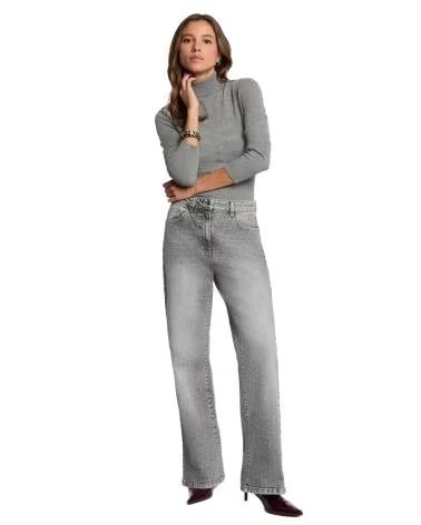 MORGAN ROLLKRAGENPULLOVER 132-MENTOS GRIS