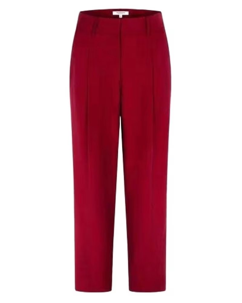 MORGAN PANTALÓN TIRO ALTO 262-PTEX BURDEOS