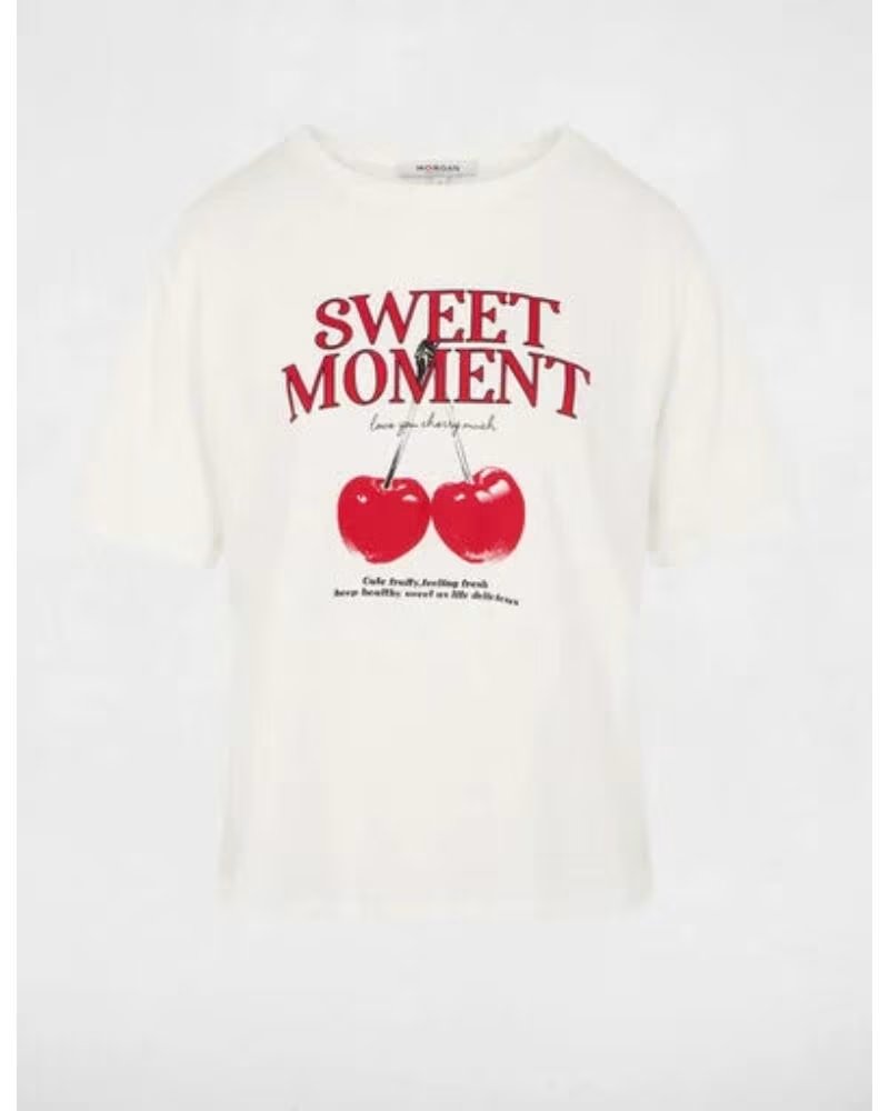 MORGAN CAMISETA MUJER 262-DPAL BEIG CLARO
