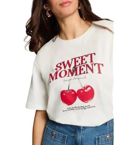 MORGAN CAMISETA MUJER 262-DPAL BEIG CLARO