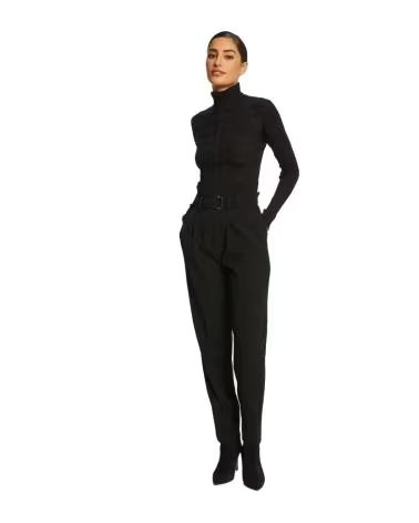 MORGAN PULL COL ROULÉ FEMME 132-MENTOS NEGRO