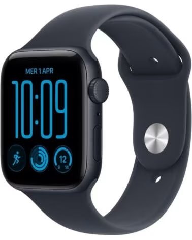 APPLE Watch SE3- GPS- 44mm- Caja de Aluminio Medianoche- Correa Deportiva Azul Marino M-L