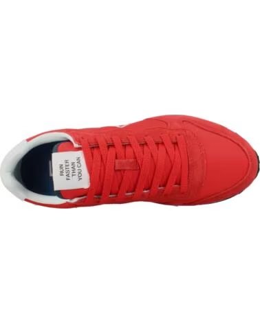 SUN68 TOM SOLID COLOR TÉNIS HOMEM VERMELHO ROSSO