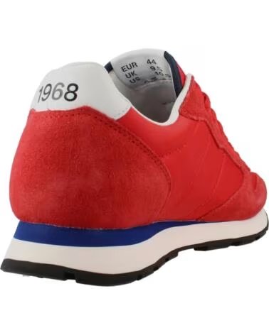 SUN68 TOM SOLID COLOR TÉNIS HOMEM VERMELHO ROSSO