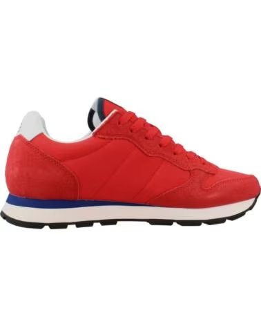 SUN68 TOM SOLID COLOR TÉNIS HOMEM VERMELHO ROSSO