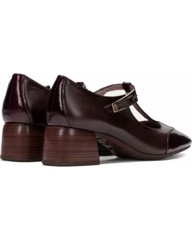 HISPANITAS ZAPATOS CON TACON PARA MUJER BHI265094 CHAROL BORDOC001 BURDEOS