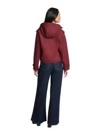MORGAN TRENCH CORTO 262-GDIP BORDEAUX BURDEOS