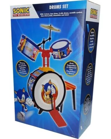 REIG CONJUNTO BATERIA SONIC 2221 AZUL CLARO