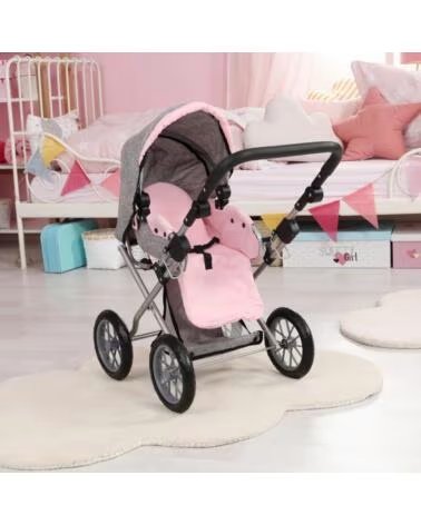 BAYER CARRITO DE MUÑECAS CITY STAR 13633AA GRIS
