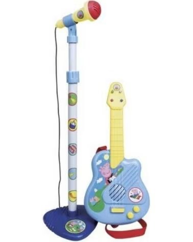 REIG GUITARRA ELECTRÓNICA CON MICRÓFONO PEPPA PIG 722322 AZUL CLARO