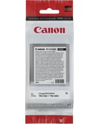 CANON Cartucho tinta pfi - 033 negro mate