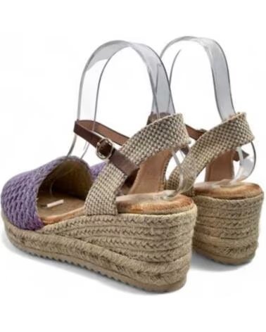 TIMBOS SANDALIA CUNA ESPARTO MUJER 130089 MORADO