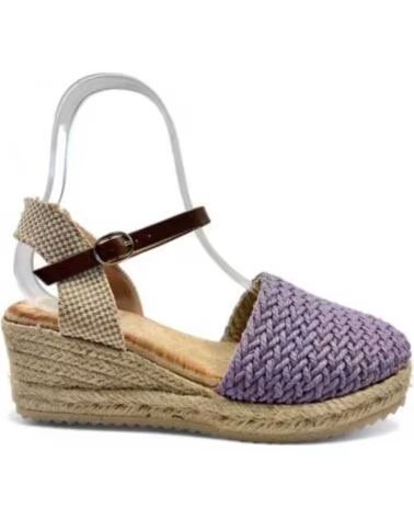TIMBOS SANDALIA CUNA ESPARTO MUJER 130089 MORADO