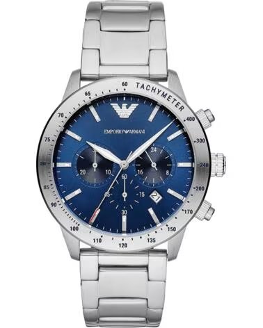 EMPORIO ARMANI AR11306 CHRONOGRAPH SILBER PLATEADO