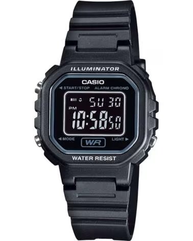 RELÓGIO CASIO LA-20WH-1B DIGITAL PRETO NEGRO