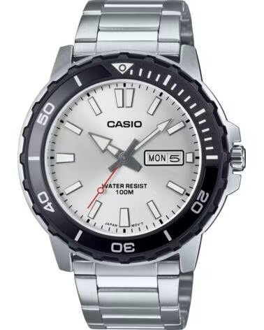 RELOJ CASIO MTD-125D-7AVDF HOMBRE ACERO INOXIDABLE GRIS