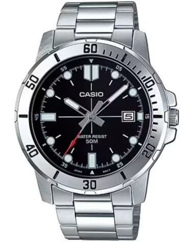 CASIO MTP-VD01D-1E ANALOGE ARMBANDUHR AUS EDELSTAHL GRIS