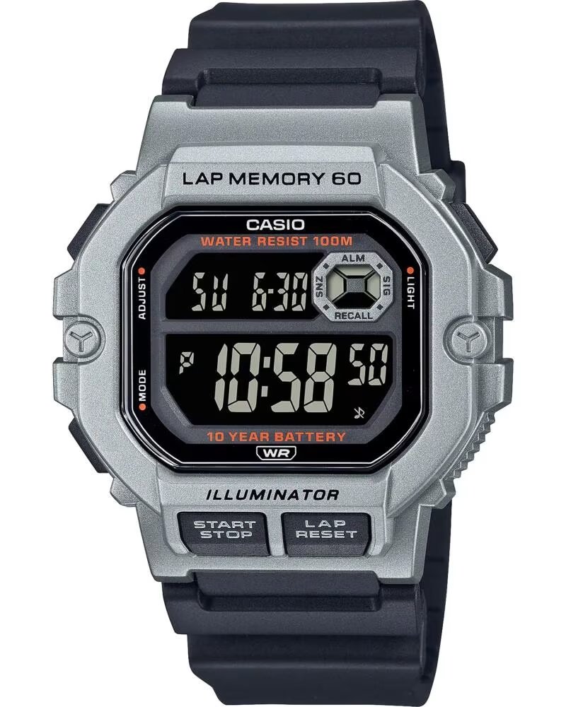 CASIO WS-1400H-1B SPORT DIGITAL UHR SCHWARZ NEGRO